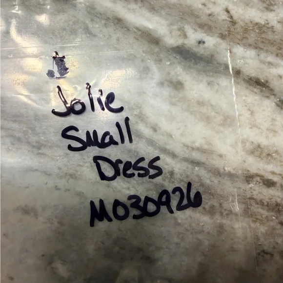 Jolie Dusty Rose Maxi T-Shirt Dress V-Neck Side Slit Made in USA Midi Dress - Picture 9 of 9